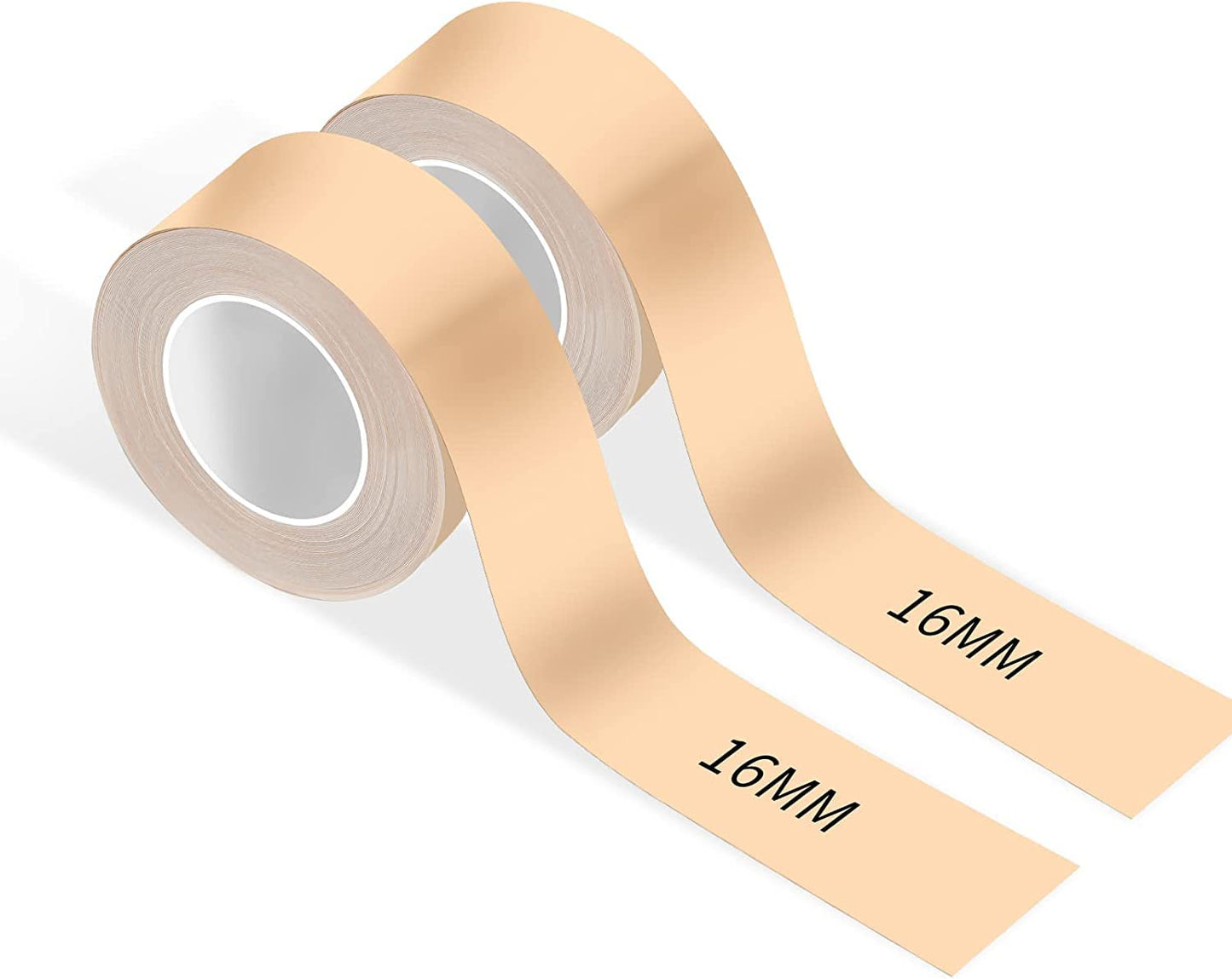 RUNSEW Label Maker Tape Compatible with MakeID Thermal Printers of Model M1 L1 Q1 (Light Orangey-red)