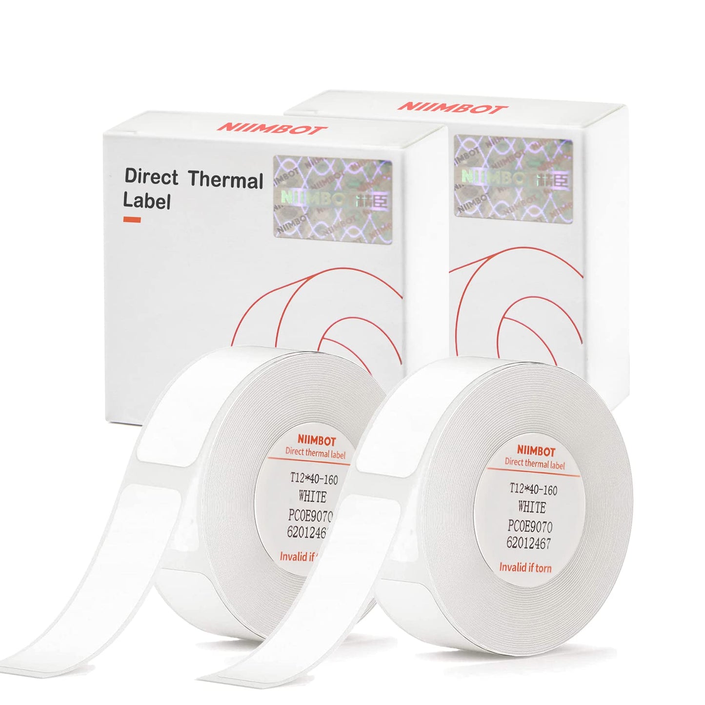 NIIMBOT D11/D110/D101 Printer Label Tape - 3 Rolls | Office & Home Labeling Replacement